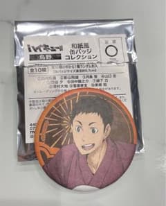 ハイキュー!! 和紙風缶バッジ 澤村大地のサムネイル
