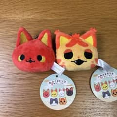 【プライズ】かみさまキツネとサラリーマン ミニがまぐち ベニ　アカトラ