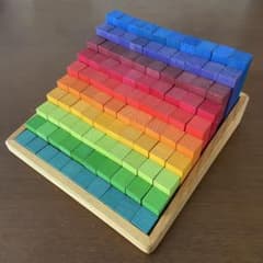 グリムス社 積み木 虹のカウンティングブロック - メルカリ