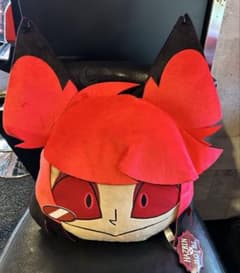 ハズビンホテル ぬいぐるみフェイスクッション アラスター ラウンドワン限定