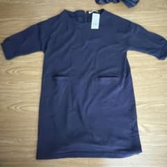 SEVENDAYS=SUNDAY 新品 7部袖サックスワンピース(F)のサムネイル