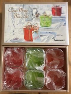 [美品・未使用] タッパーウェアクリアメイトS#2 6コセット タッパーウェアのサムネイル
