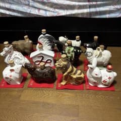 「空瓶」サントリー ウイスキー 干支ボトル 陶器ボトル12本セット 空瓶」サントリー ウイスキー 干支ボトル 陶器ボトル12本セット - メルカリ