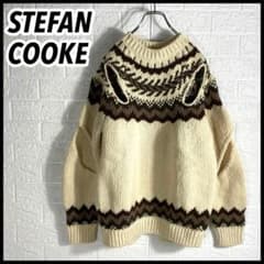 超人気】ステファンクック フェアアイル柄 カットアウト ニット