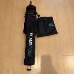 BEAMS GOLF セルフスタンド ゴルフケース キャディバッグ 美品