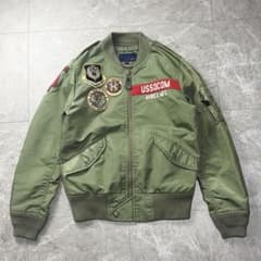 アヴィレックス MA-1 L-2 ワッペン 刺繍 裏地デザイン 希少 カーキM 美品】AVIREX L-2 星条旗 ワッペン 刺繍 カーキ S ユニセックス - メルカリ