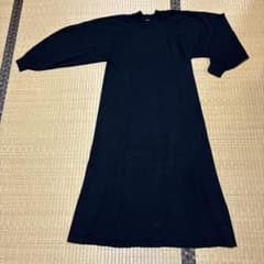 ニットワンピース ロング丈
