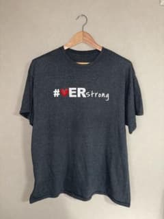 US古着 #ERstrong Tシャツ ダークグレーのサムネイル