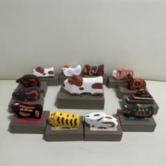 【箱入り・美品】鳥取 郷土玩具 信夫工芸店 木工えと人形 十二支＋大きな戌セット m69543063471_1.jpg?1779325173