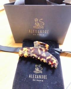 ALEXANDRE DE PARIS保証書・箱・袋付き！Lクリップ - メルカリ