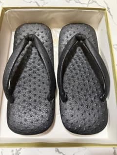 メンズ 極上雪駄 黒 オーストリッチ草履 下駄高級品 - メルカリ