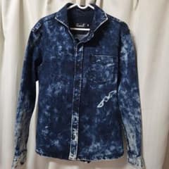 CavariA デニムシャツ サイズ46 タイダイのサムネイル