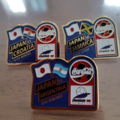 3種】Coca-Cola 1998 FIFA Wカップフランス大会 ピンバッジ - メルカリ