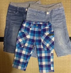 130ハーフパンツ３枚セットのサムネイル
