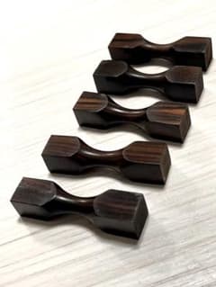 ☆ 木製 箸置き 5個セット 天然木 レトロ オブジェ　置物　インテリア小物☆