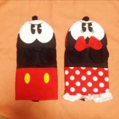 ディズニー　ミッキー　ミニー　鍋つかみ(ミトン)　セットのサムネイル