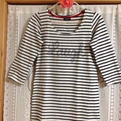 七分たけ袖Tシャツ大きなサイズLのサムネイル