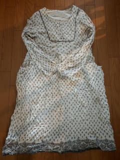 フェリシモ サニークラウズ 花柄 ロングシャツワンピース 長袖のサムネイル
