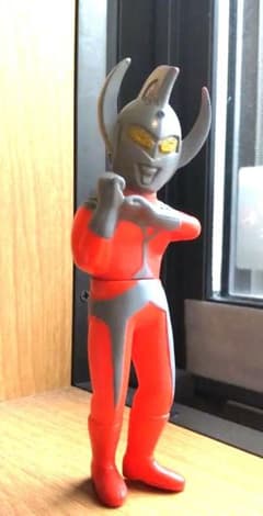 期間限定値下げ 昭和 当時物 ウルトラマン タロウ ソフビ 約11.5cm 