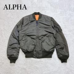 美品 ALPHA フライトジャケット MA-1 リバーシブル L 短丈 - メルカリ