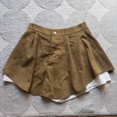 フレアミニスカート ブラウン　Sサイズ　セットアップ購入可能