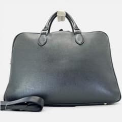 美品 バーニーズニューヨーク ビジネスバッグ 2way A4可 シボ革 肩掛け