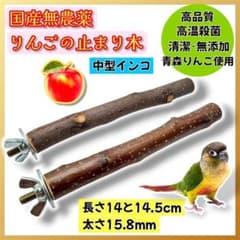 可愛い和風　止まり木　ハンドメイド　杉材　りんごの木　即納　１点物　早い物勝ち 早い者勝ち!りんごの止まり木◇とまり木68 - メルカリ