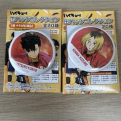 ハイキュー コレクション缶バ 原作 第3弾 音駒 孤爪研磨 黒尾鉄朗 ハイキュー!! 缶バッジセット／黒尾鉄朗・孤爪研磨: キャラグッズ