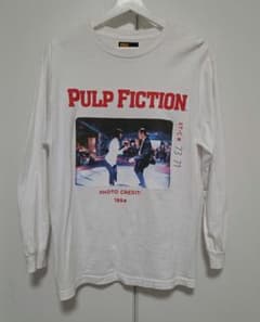 WACKO MARIA PULP FICTION 長袖カットソー 白 M WACKO MARIA PULP FICTION 長袖カットソー 白 M - メルカリ