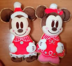 東京ディズニーリゾート 2014 クリスマス ぬいぐるみ ミッキー ミニーセットのサムネイル