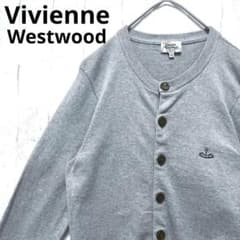 ヴィヴィアンウエストウッド マン カーディガン 刺繍 M 日本製 オーブ ライカ ヴィヴィアンウエストウッド マン カーディガン 刺繍 M 日本製 オーブ
