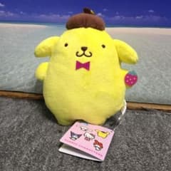 サンリオキャラクターズ いちごがま口ポーチ ポムポムプリン