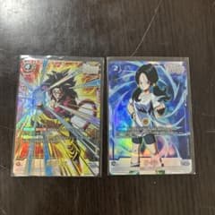ゆ*ん様 ドラゴンボールカード 超サイヤ人4ゴジータ ビーデルのサムネイル