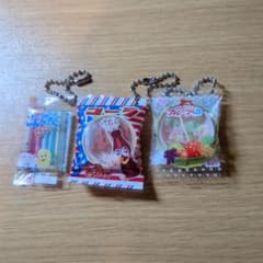 ミニチュア お菓子 キーホルダー 3種セットのサムネイル
