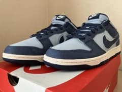 ナイキNike DUNK LOW RETRO SEネイビー/ライトブルー28cmのサムネイル
