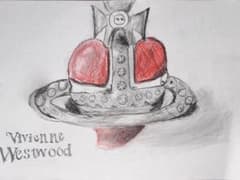Vivienne Westwood クラウンデザイン アートワーク手書きのサムネイル