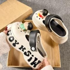 クレヨンしんちゃん 厚底サンダル ホワイトのサムネイル