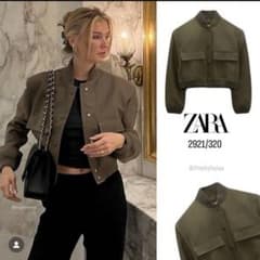 Maxi bomber ザラ　ZARA ジャケットのサムネイル