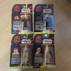新品未開封 スターウォーズ エピソード1 コムテックフィギュア 4個