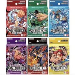 ONE PIECE カードゲーム スタートデッキ 6種セット ルフィ ゾロ ニカ