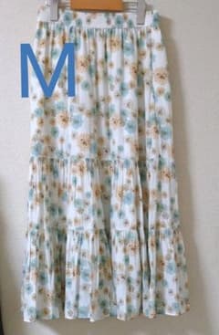 ユニクロ ポール＆ジョー ティアードロングスカート Mのサムネイル