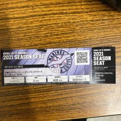 千葉ロッテマリーンズ2021 SEASON SEAT 9月29日のサムネイル