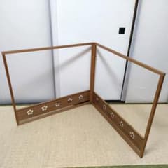 茶道具 風炉先 屏風 捻梅透かし 赤杉 胡麻竹 組立 時代物 - メルカリ