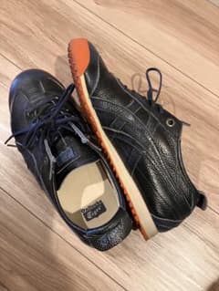 Onitsuka Tiger オニツカタイガー　レザー　24cm 黒に近い紺色