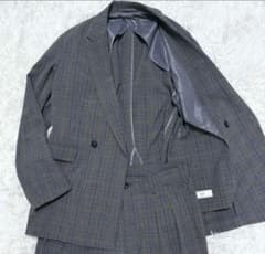 EDIFICE スーツセットアップダブルボタン グレンチェックL - メルカリ