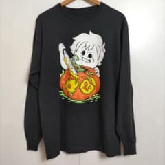 Oney Plays ハロウィン 長袖Tシャツ XL ブラック US古着