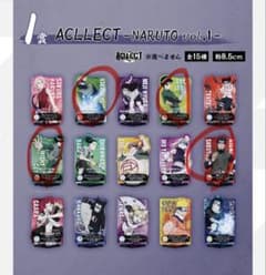 一番くじNARUTO アクリルスタンド 4点セットのサムネイル