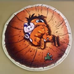 レアビンテージ当時物　ドラゴンボールZ ラグマット　エジプト製 ドラゴンボール ラグ／マット ヤムチャ - メルカリ