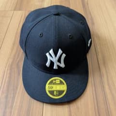 ア*ー様 NEW ERA 59FIFTY ブラック キャップ 8 1/4のサムネイル