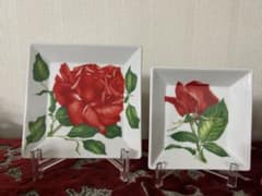TAITU 角皿 2枚セット 薔薇 - メルカリ